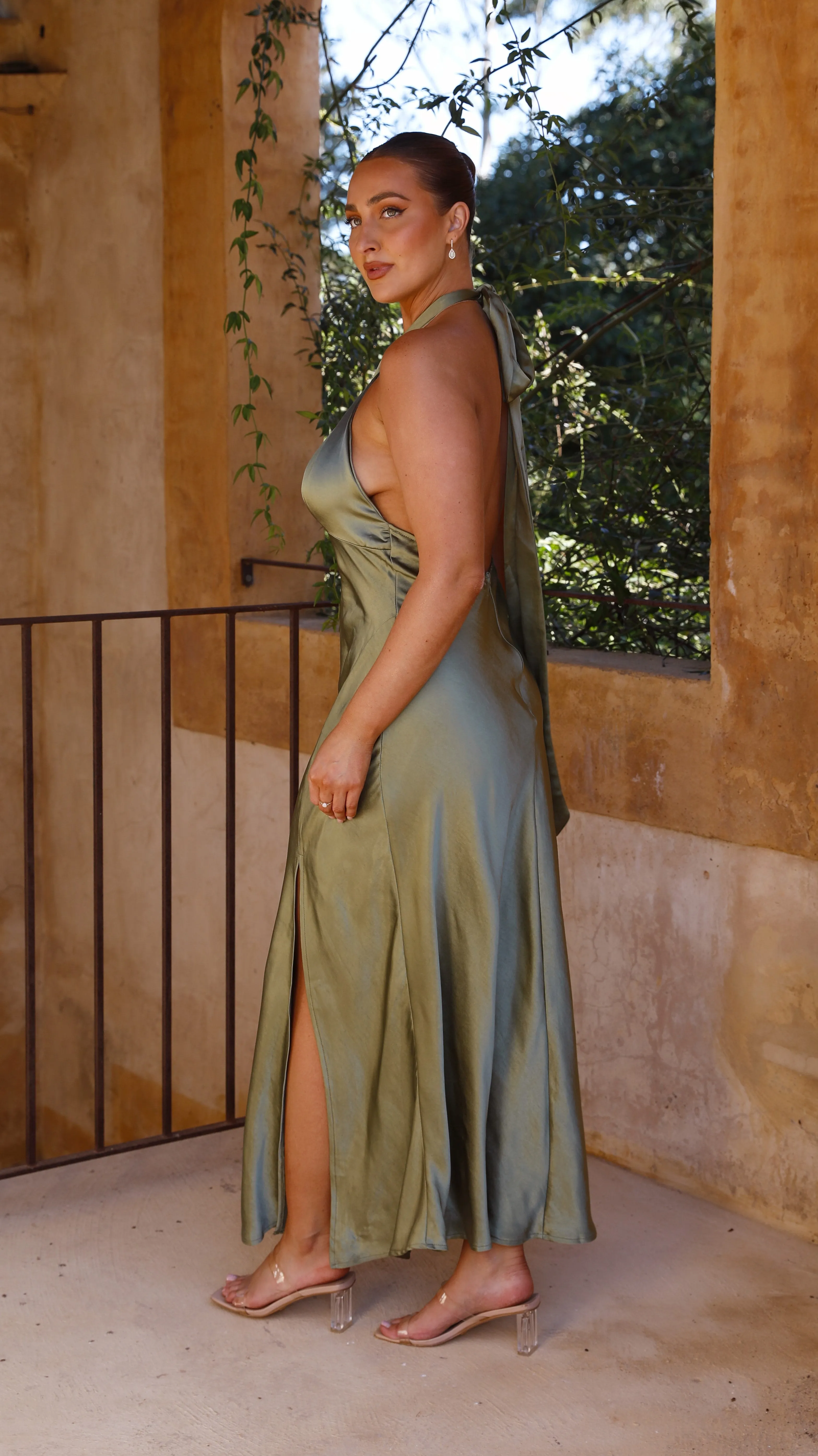 Amalia Maxi Dress - Olive