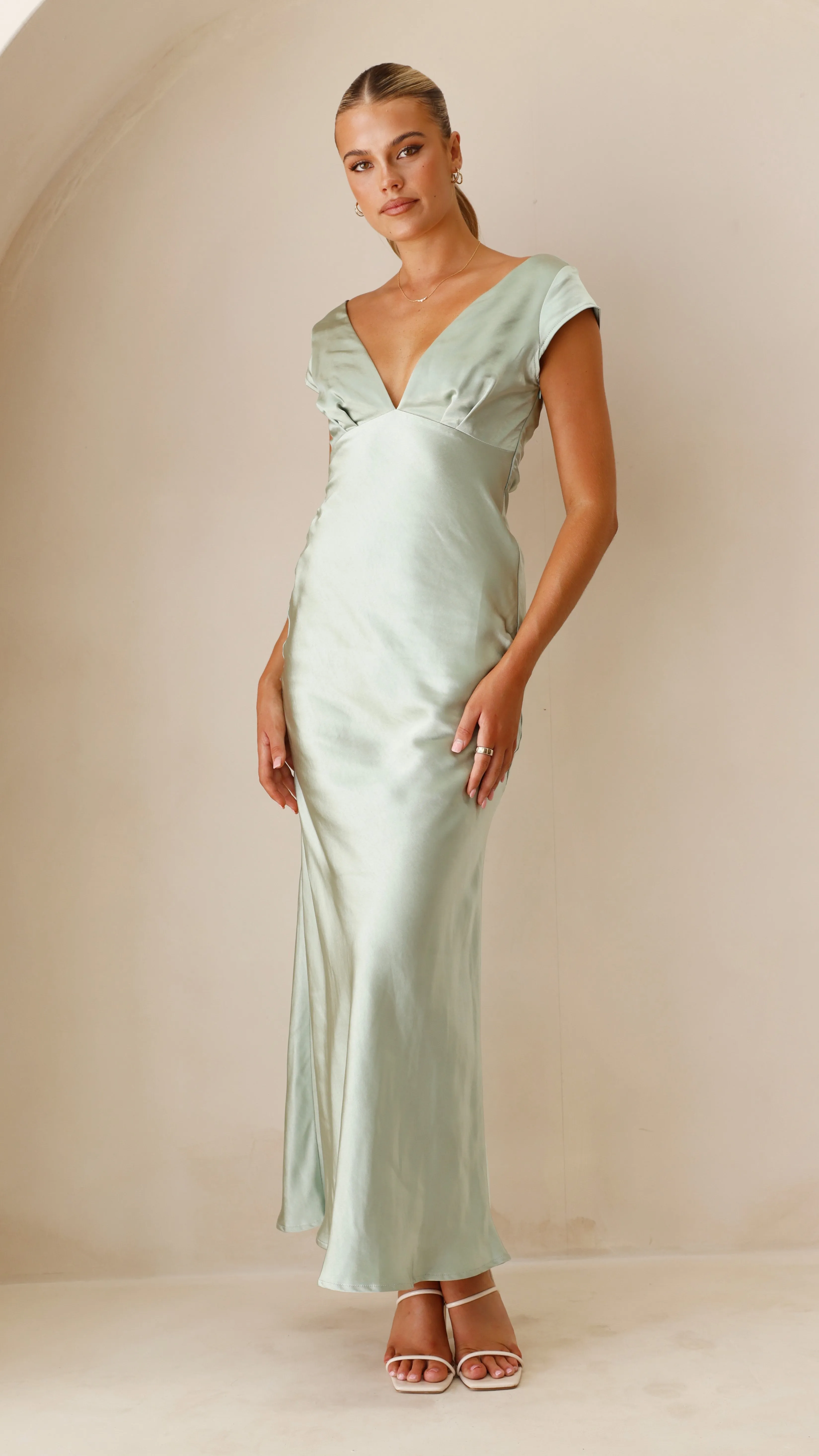 Amelia Maxi Dress - Sage