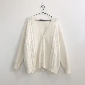 Cable Knit Oversized Cardigan