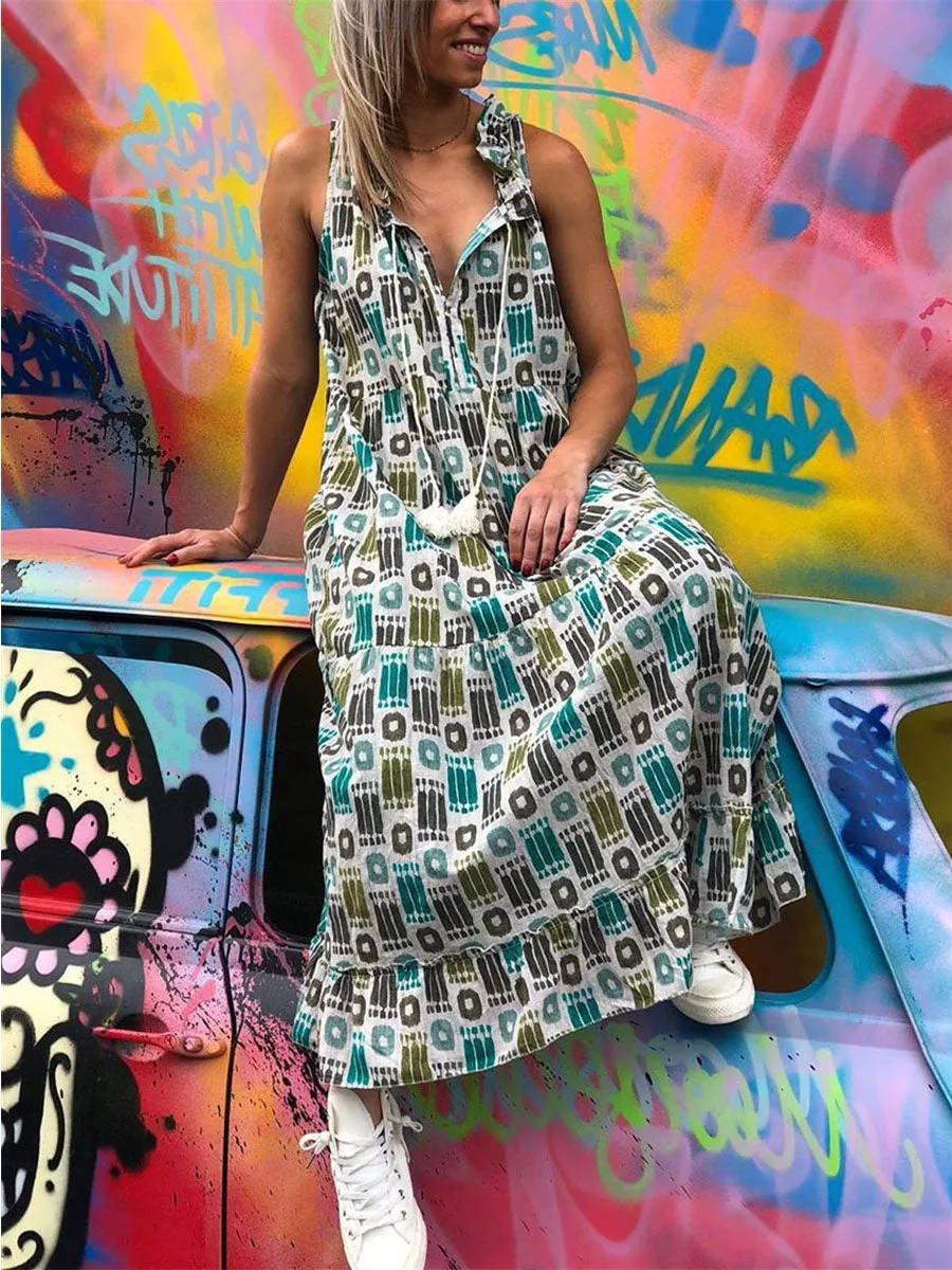 Casual Loose Retro Comfort Dress