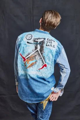 Cats Who Care Denim Shirt