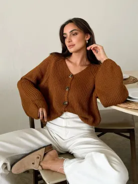 Cinnamon Chunky Knit Sweater