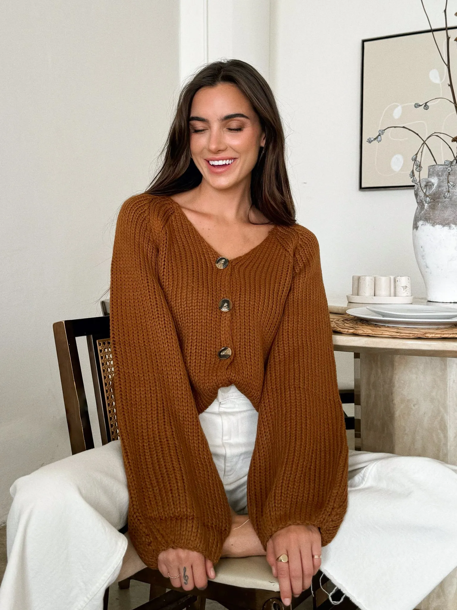 Cinnamon Chunky Knit Sweater