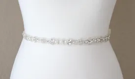 DAPHNE Crystal and Pearl Bridal Belt