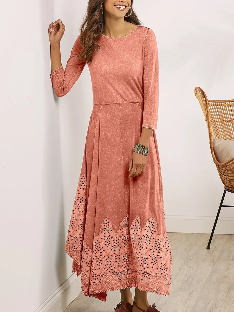 Elegant Loose Casual Long Dress