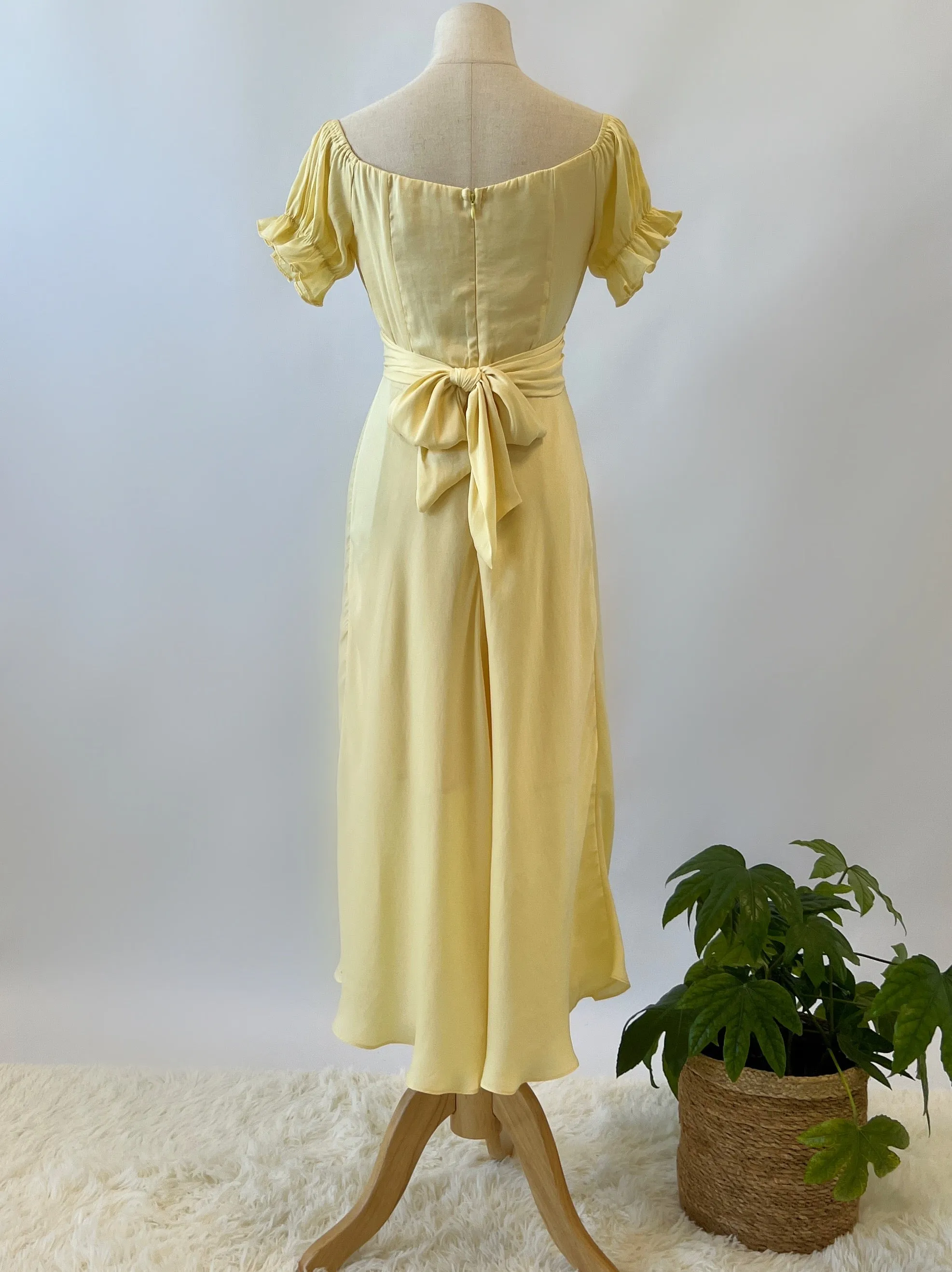 Ellison Midi Dress - Yellow