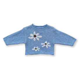 Grown Wild Flower Pull Over - Sky