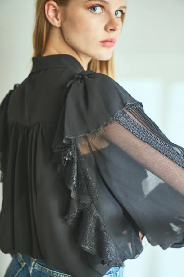 Loliana Blouse <br>-BLK-