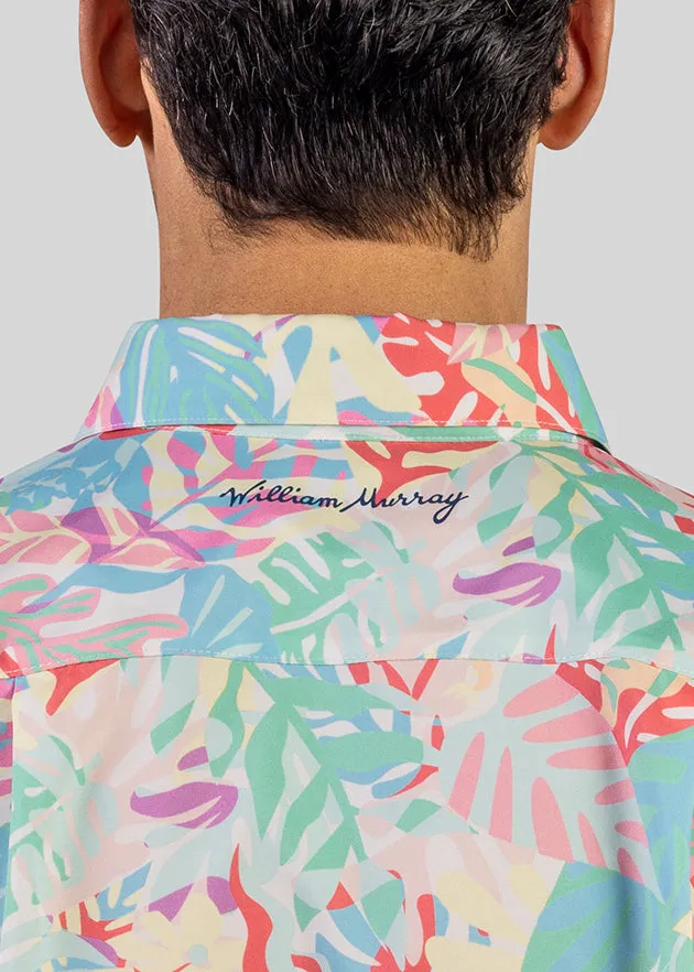 Murraytisse Men's Button Down | White/Multi