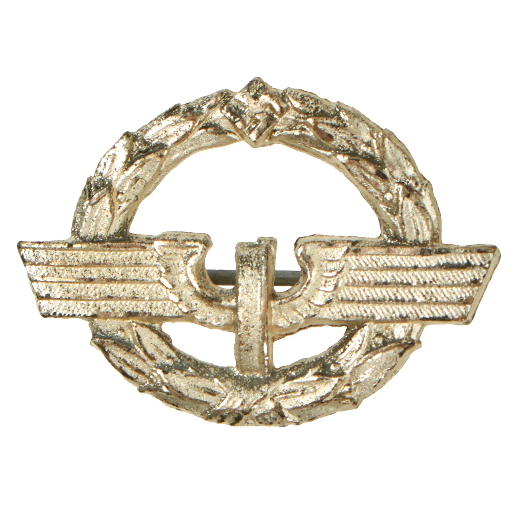 Original Excellent German WWII Deutsches Reichsbahn National Railway Silver Grade Female Staff Service Badge