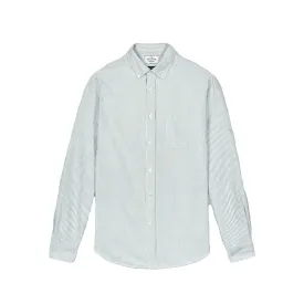 Portuguese Flannel Belavista Shirt - Green Stripe