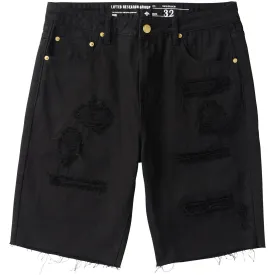 REAPER JEAN SHORTS - BLACK