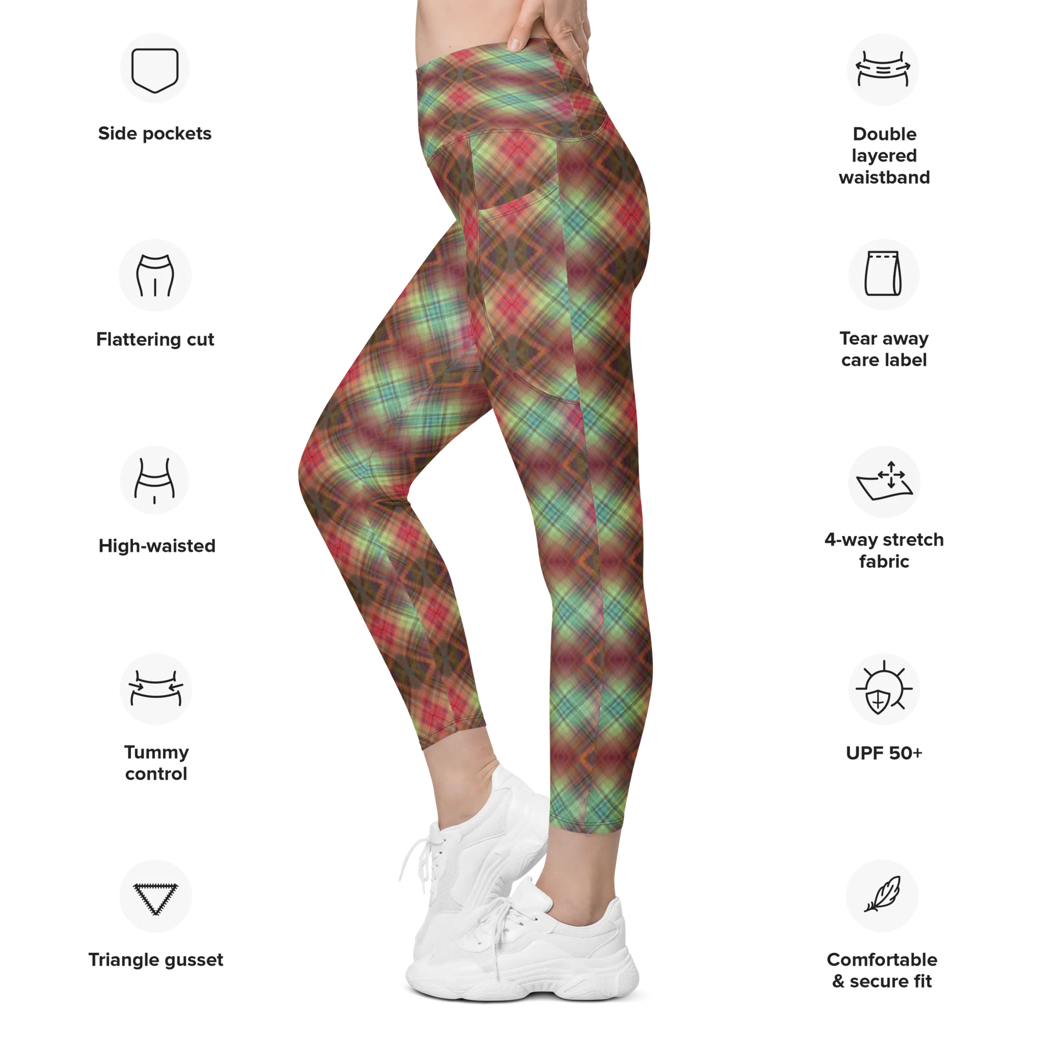 Recursia Argyle Rewired I Leggings With Pockets