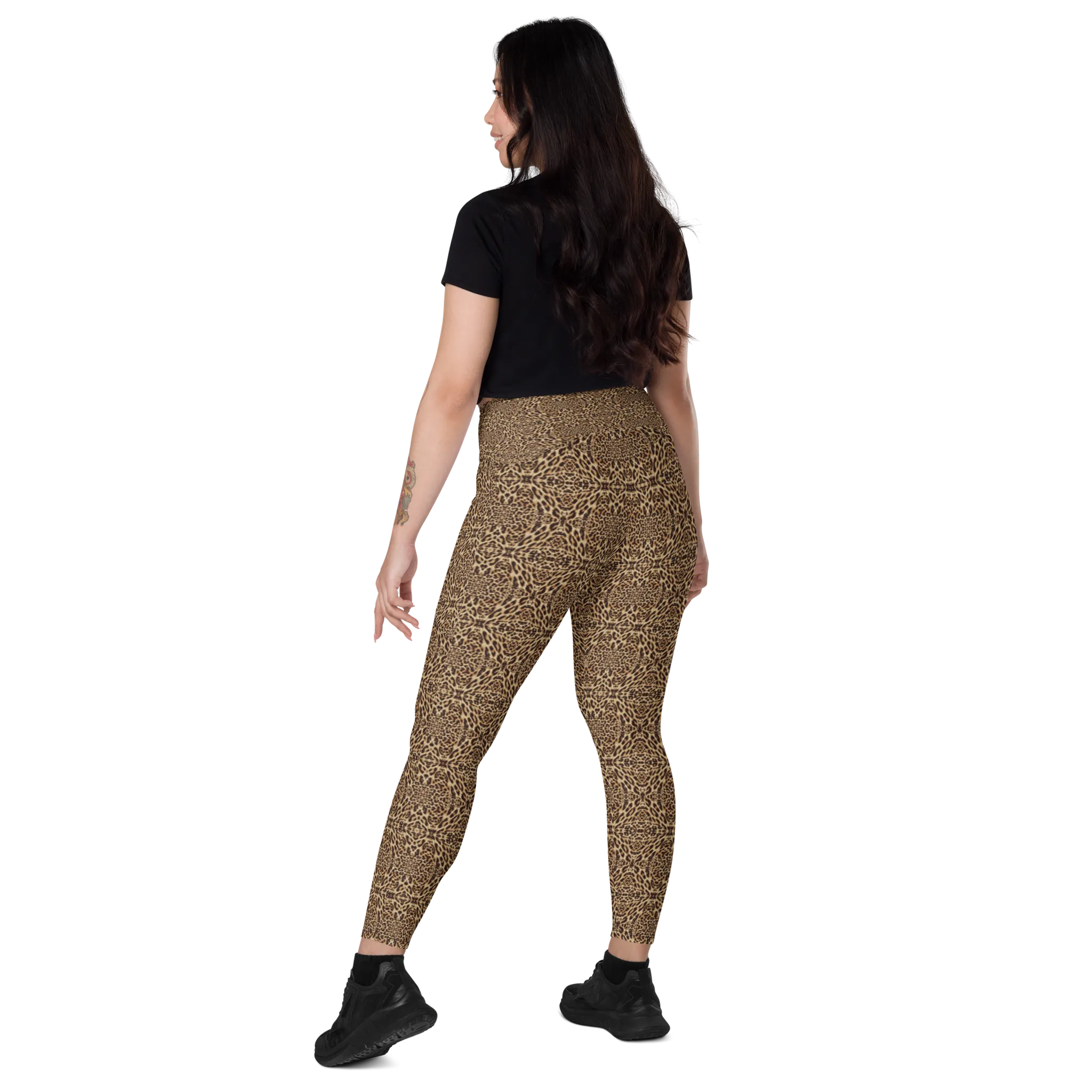 Recursia Contemplative Jaguar I Leggings With Pockets