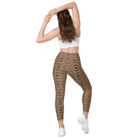 Recursia Contemplative Jaguar II Leggings With Pockets