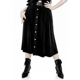 Restyle - Crypt Velvet  -  Womens Skirt