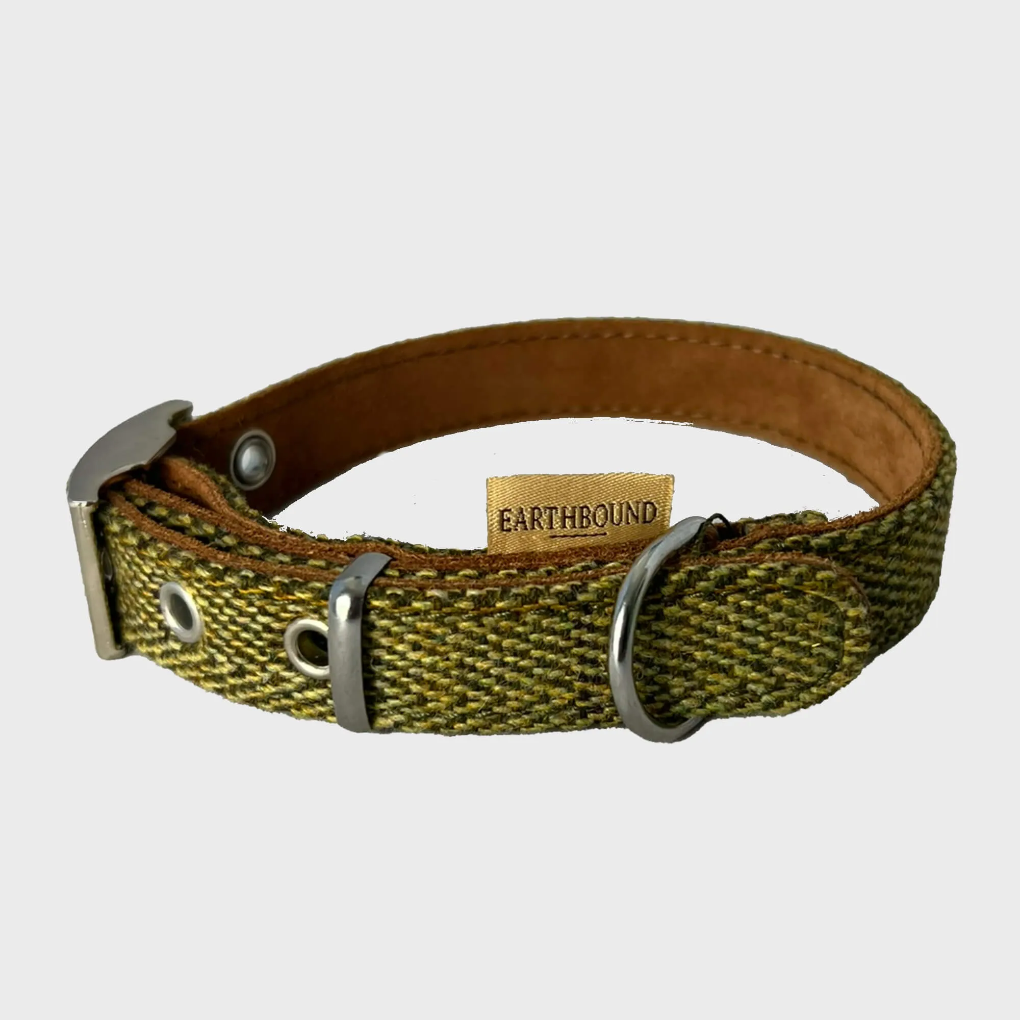 Tweed Leather Collars